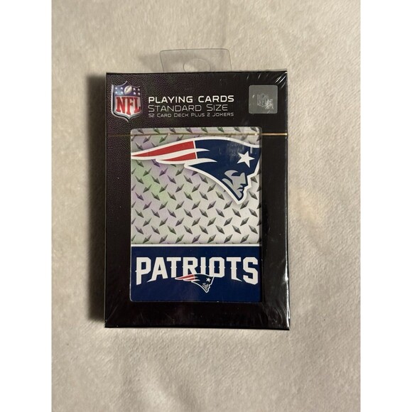 New England Patriots Playing Cards Deck Of 52 Poker Black Jack NFL - Picture 1 of 2